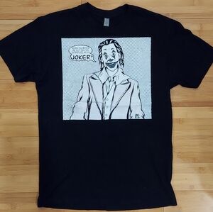 Joker Graphic T-shirt By Loudmouth Threads Joaquin Phoenix Size Small